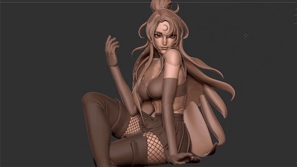 zbrush建模:3d游戲人物模型制作,zb雕刻案例講解